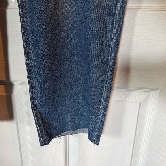 NWT Wild Fable Women’s High Rise Straight Ankle Jeans 18W Blue Denim Raw Hem - Picture 7 of 13